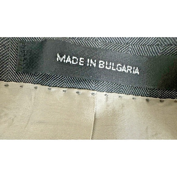 Hugo Boss Mens Super 100 Blazer 44R Wool Silver Gray Coat Pasolin Movie Formal - Picture 12 of 16